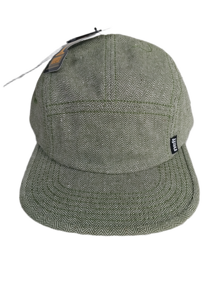 Neff Zag Camper Olive All Over Print Small Neff Logo One Size Fits All Vintage Five Panel Strapback Hat