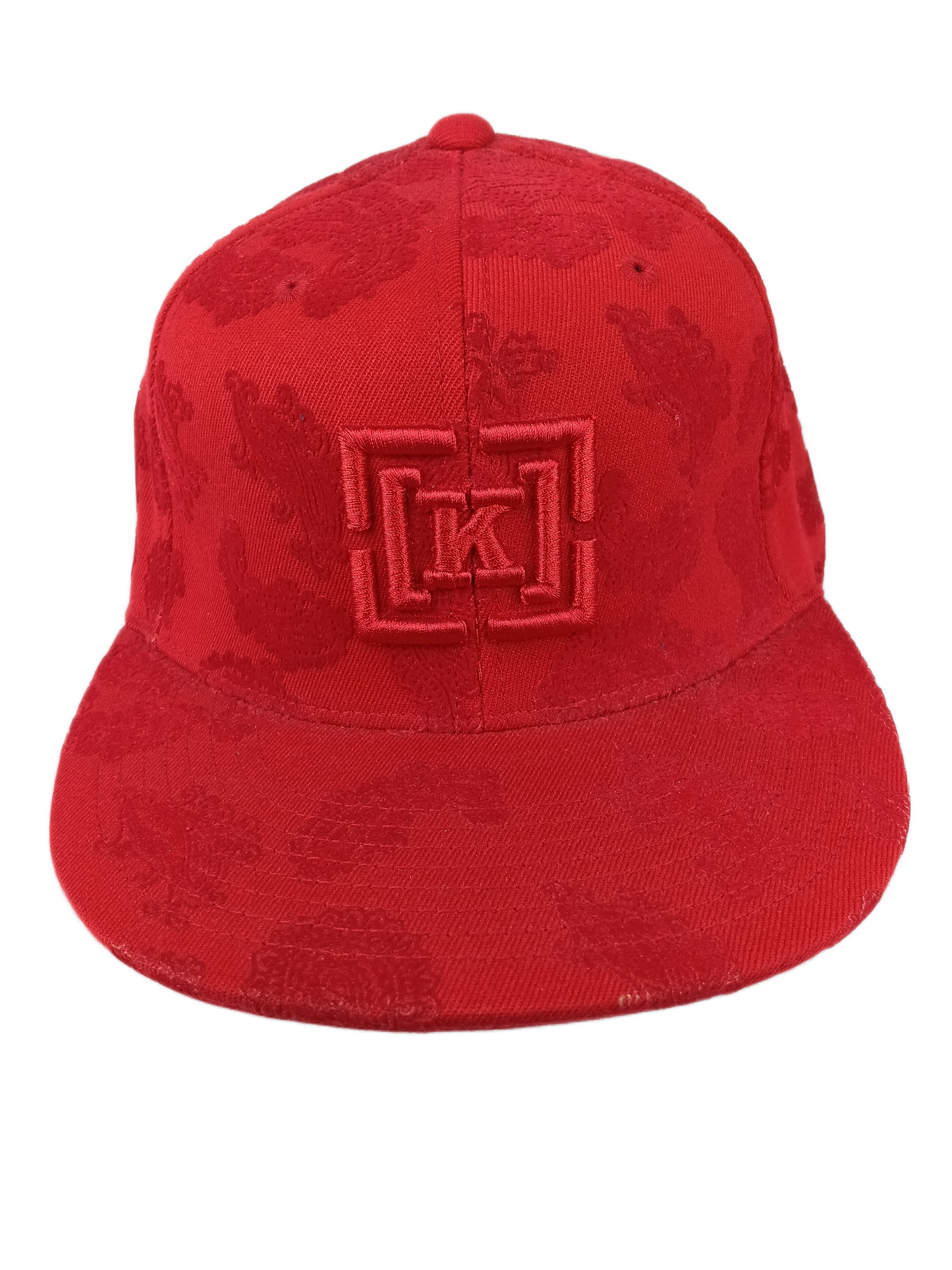Krew Kr3w Bandana All Over Felt Print [K] Main Bracket Logo One Size Fits All Vintager Flexfit Hat