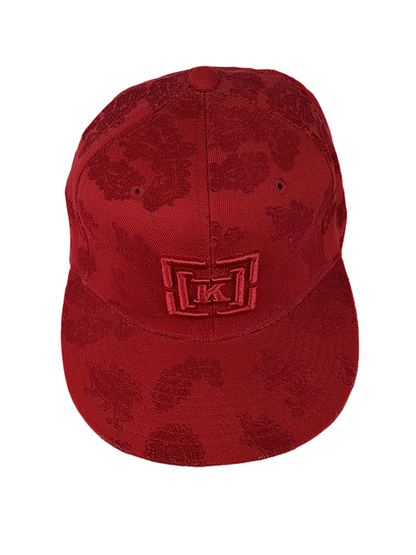 Krew Kr3w Bandana All Over Felt Print [K] Main Bracket Logo One Size Fits All Vintager Flexfit Hat