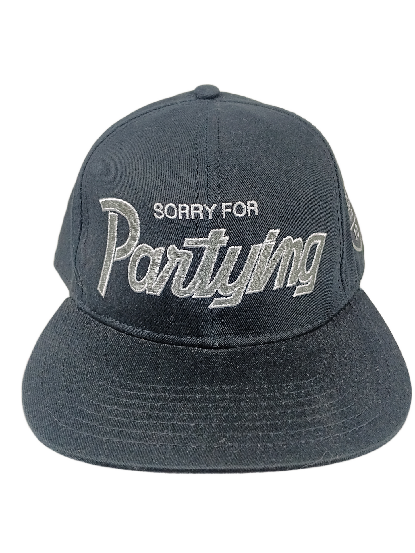 Official X The Skateboard Mag HWY 10 Patch Black White Silver One Size Fits All Vintage Snapback Hat