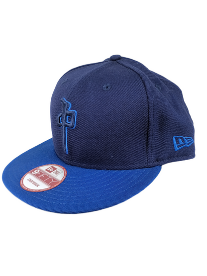 RDS X New Era 9Fifty League Cobalt Blue Navy RDS Logo One Size Fits All Vintage New Era Snapback Hat 2002