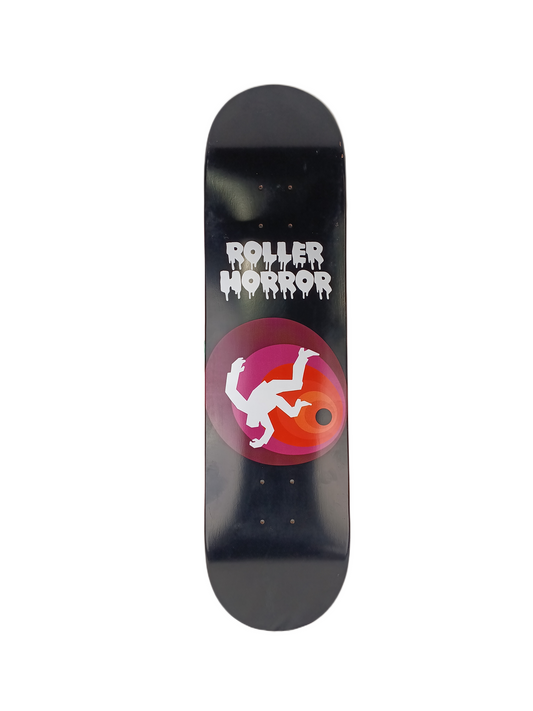 Roller Horror Wormhole Black White Multi Size 8.0" Vintage Deck