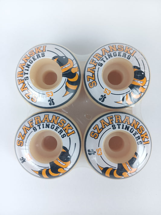Hubba Wheels Braydon Szafranski Stingers Bee Black Orange White Size 53MM Vintage NOS Wheels