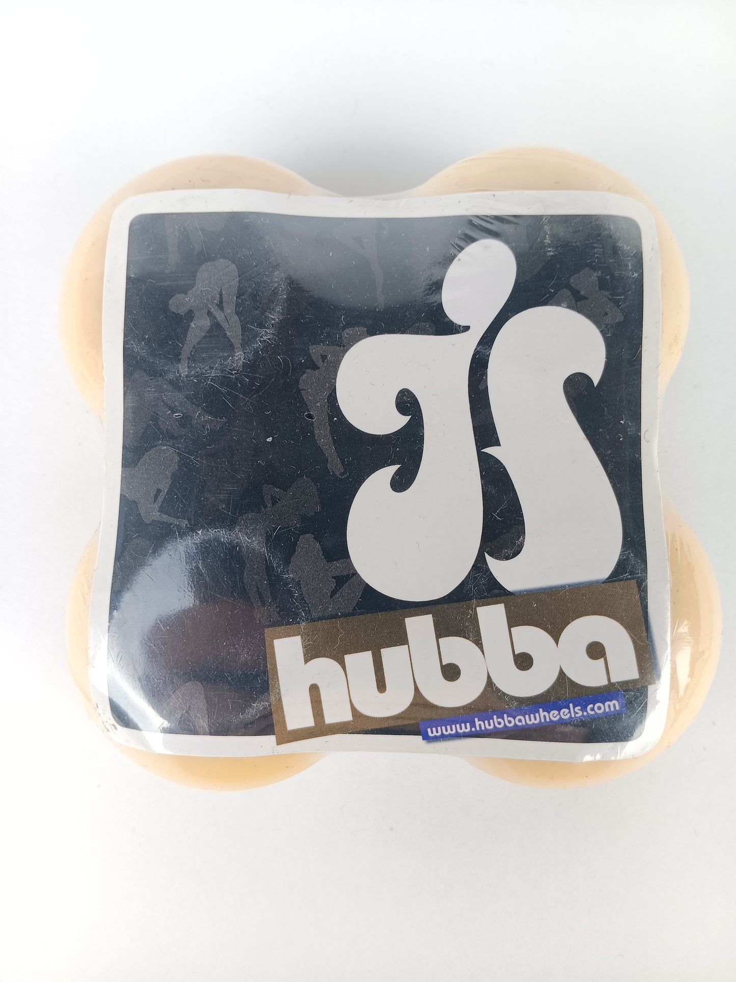 Hubba Wheels Make Hubba Not War White Black Red Yellow Size 50MM Vintage NOS Wheels