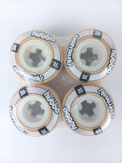 Hubba Braydon Szafranski White Black Silver Size 52MM Vintage NOS Wheels