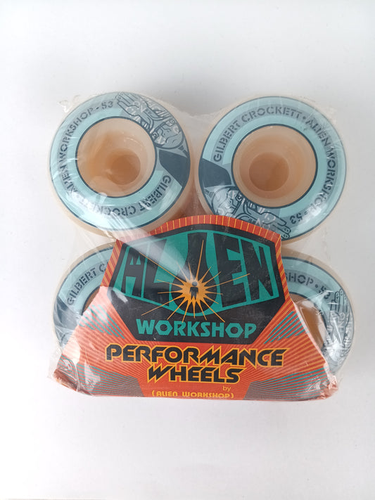 Alien Workshop Gilbert Crockett Blue White Grey Size 53MM Vintage NOS Wheels