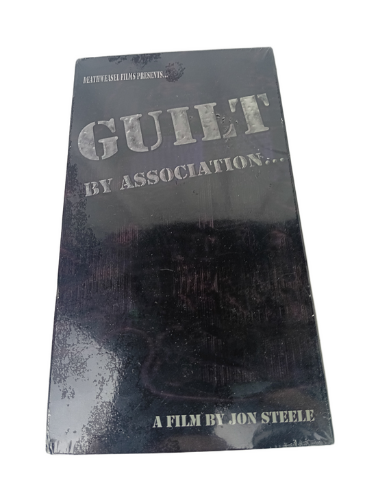 DeathWeasel Films Guilt By Association Vintage NOS Factory Sealed VHS Video 2001