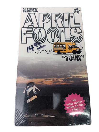 Krux Trucks April Fools Tour Vintage NOS Factory Sealed VHS Video 2002