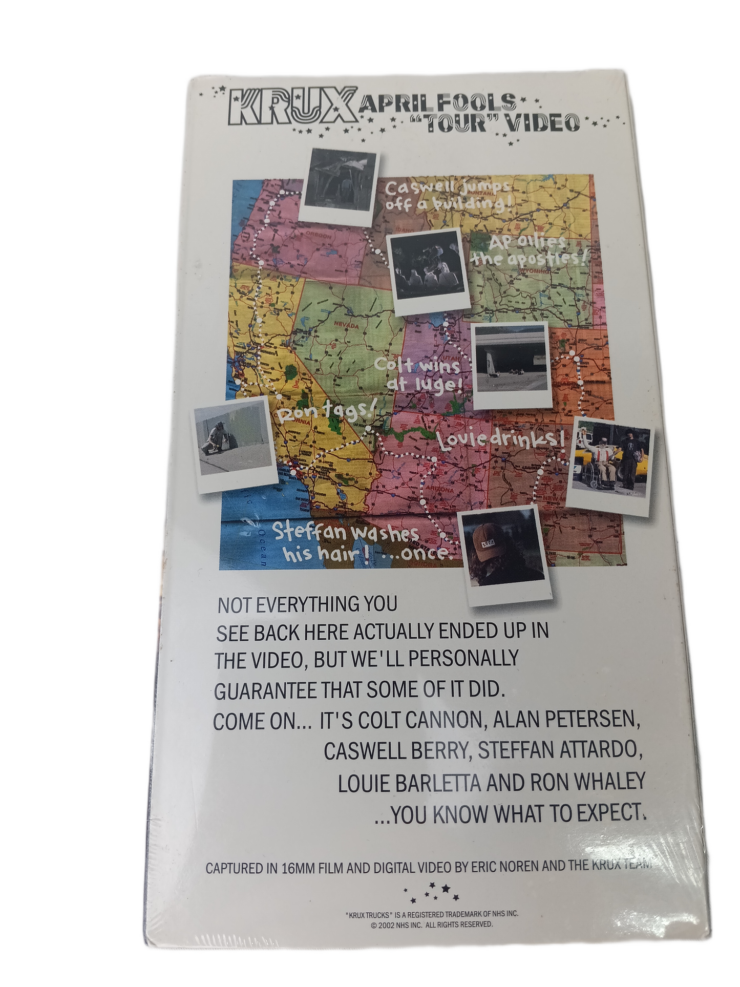Krux Trucks April Fools Tour Vintage NOS Factory Sealed VHS Video 2002