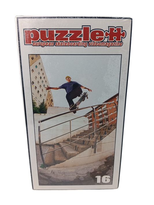 Puzzle European Skateboarding Video Magazine Issue #16 April - June 2002 Vintage NOS Factory Sealed VHS Video 2002