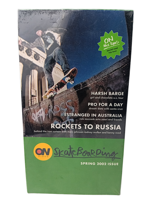 On Skateboarding Spring 2002 Issue Vintage NOS Factory Sealed VHS Video 2002