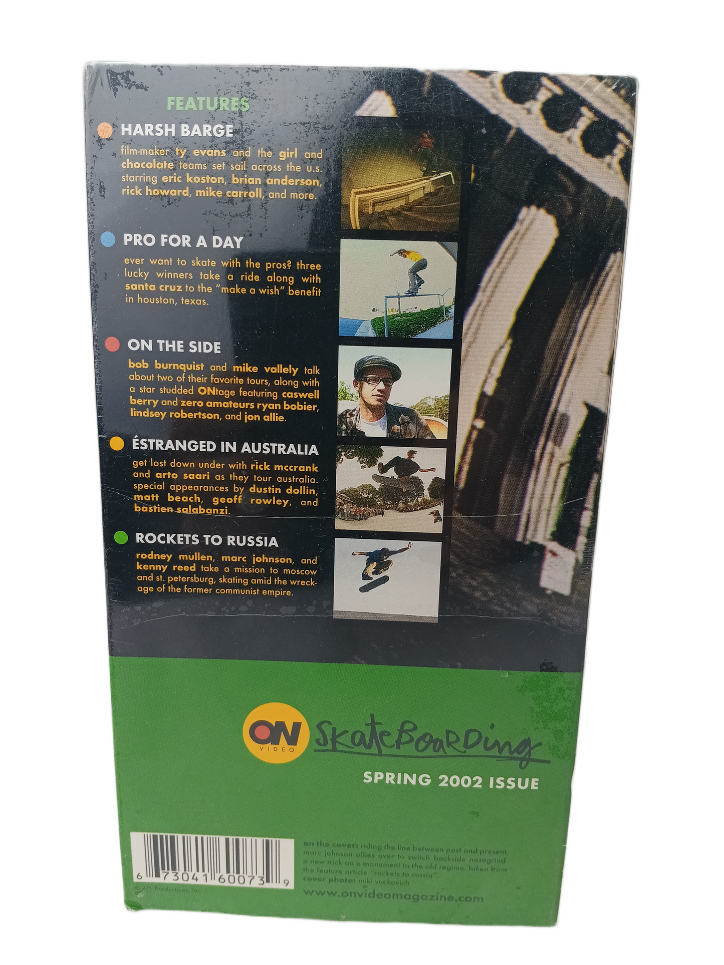 On Skateboarding Spring 2002 Issue Vintage NOS Factory Sealed VHS Video 2002