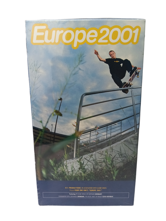 411 Video Productions Present Europe 2001 Vintage NOS Factory Sealed VHS Video 2001