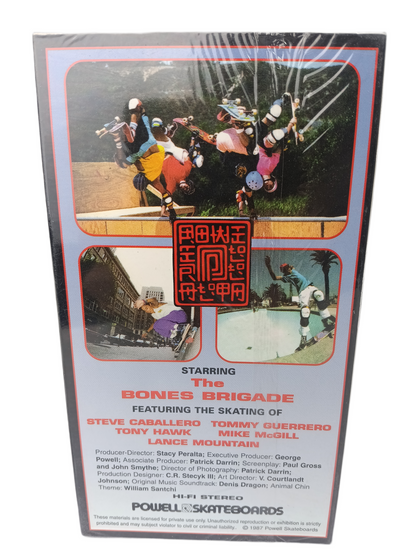 Bones Brigade Powell Peralta Video III The Search For Animal Chin Vintage NOS Factory Sealed VHS Video 1987