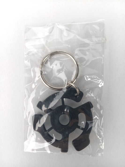Stereo MFG Co. Gear Logo Black Vintage Keychain
