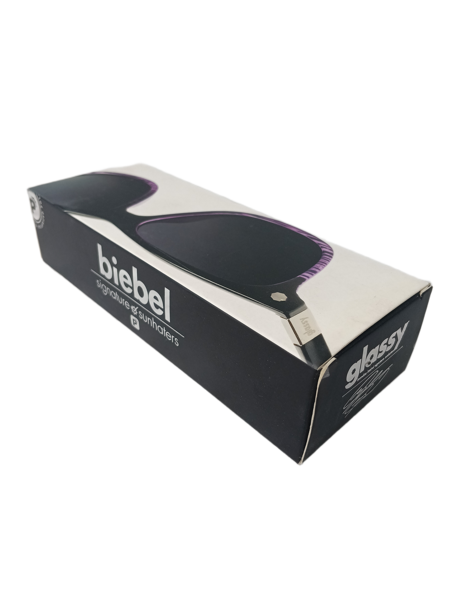 Glassy Brandon Biebel Signature Sunhaters Purple Black Polarized Sunglasses