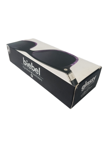 Glassy Brandon Biebel Signature Sunhaters Purple Black Polarized Sunglasses
