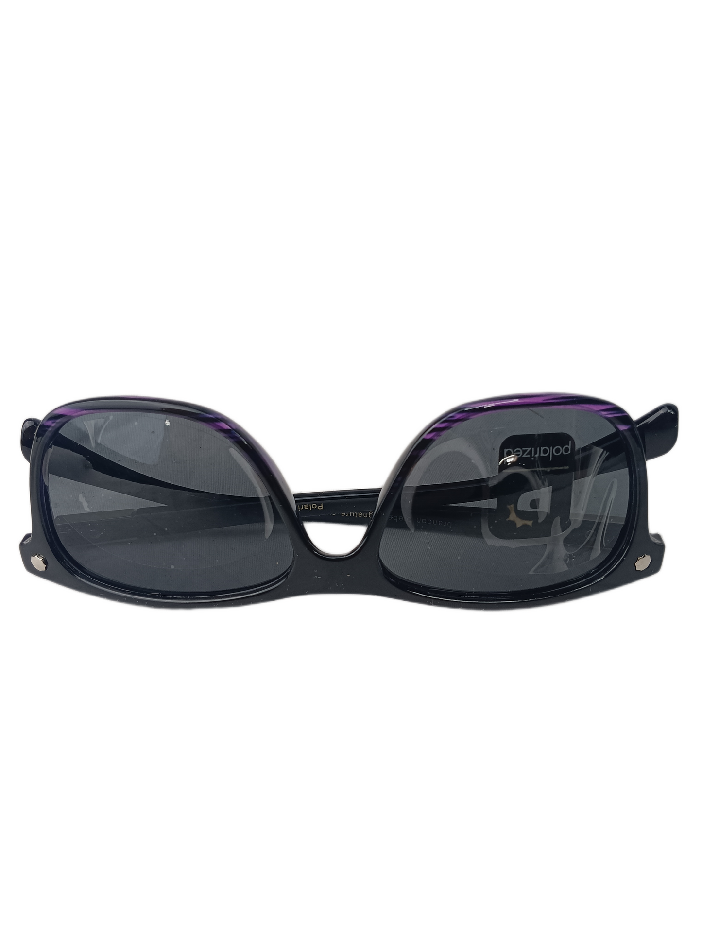 Glassy Brandon Biebel Signature Sunhaters Purple Black Polarized Sunglasses