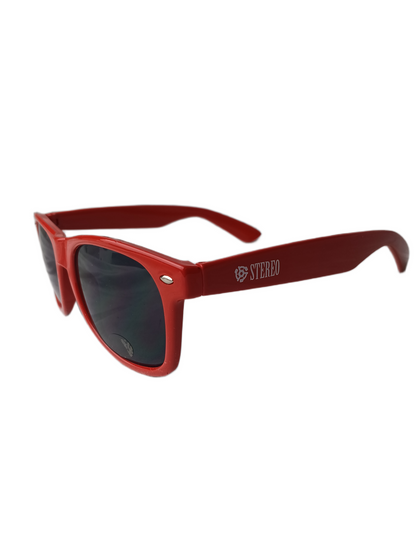 Stereo Sound Agency Sunnies Red Vintage Sunglasses