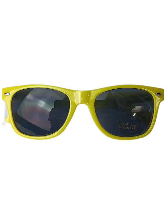 Stereo Sound Agency Sunnies Highlight Yellow Vintage Sunglasses