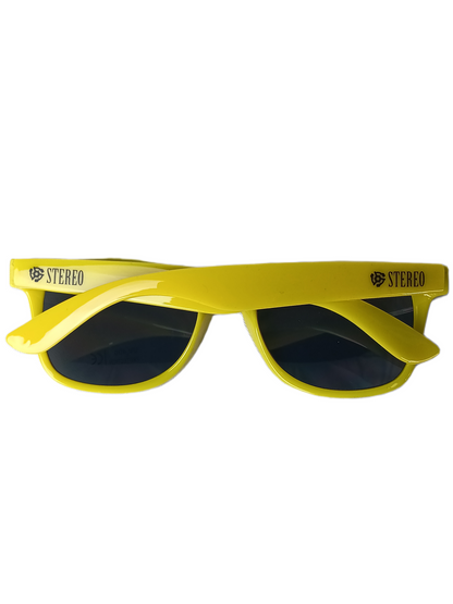Stereo Sound Agency Sunnies Highlight Yellow Vintage Sunglasses