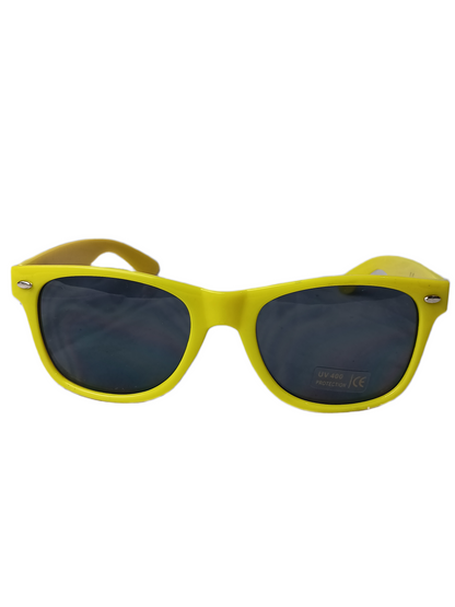 Stereo Sound Agency Sunnies Highlight Yellow Vintage Sunglasses