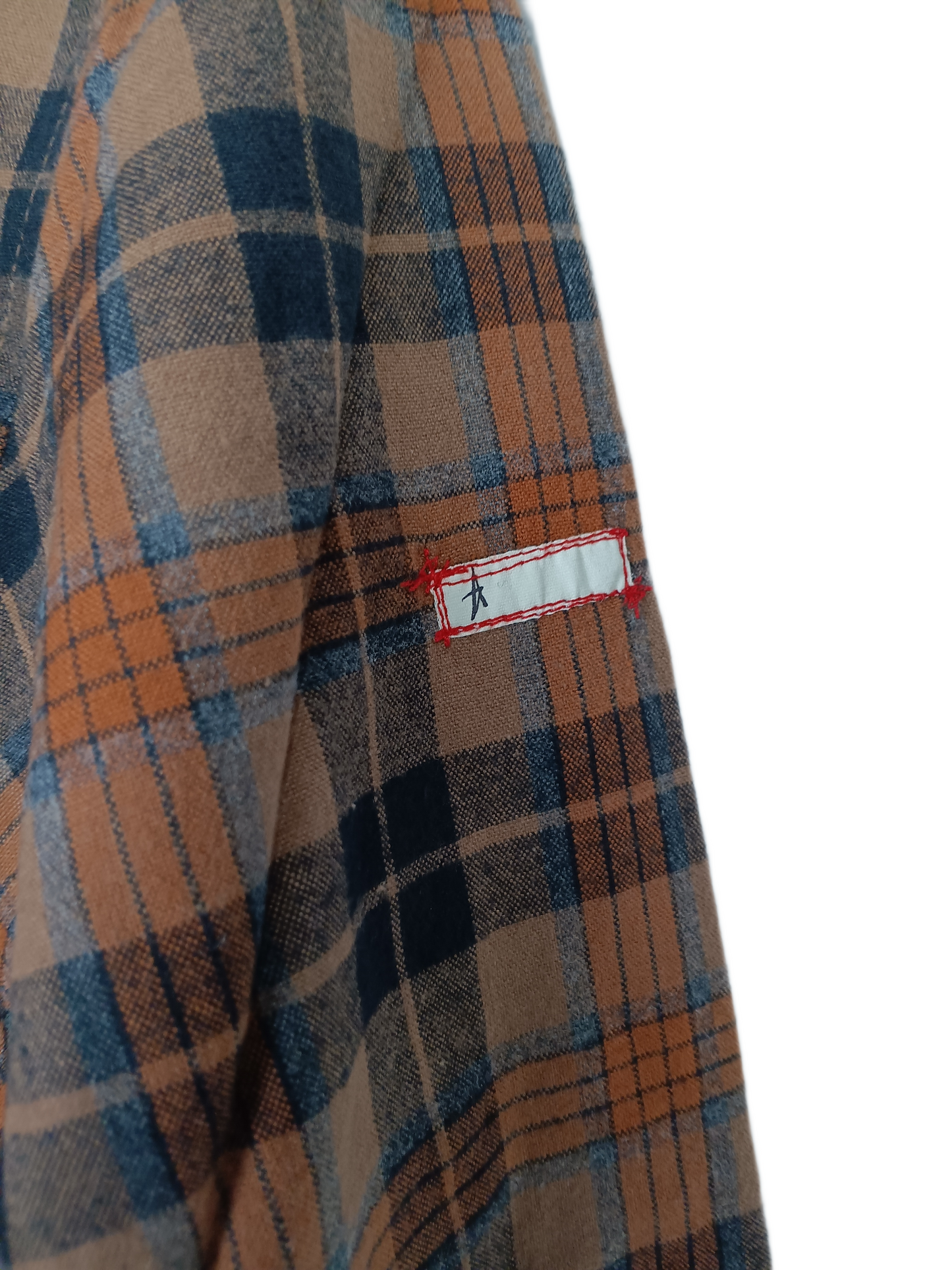 Altamont Armed Brown Plaid Woven L/s Vintage Hooded Flannel Hooded Sweatshirt