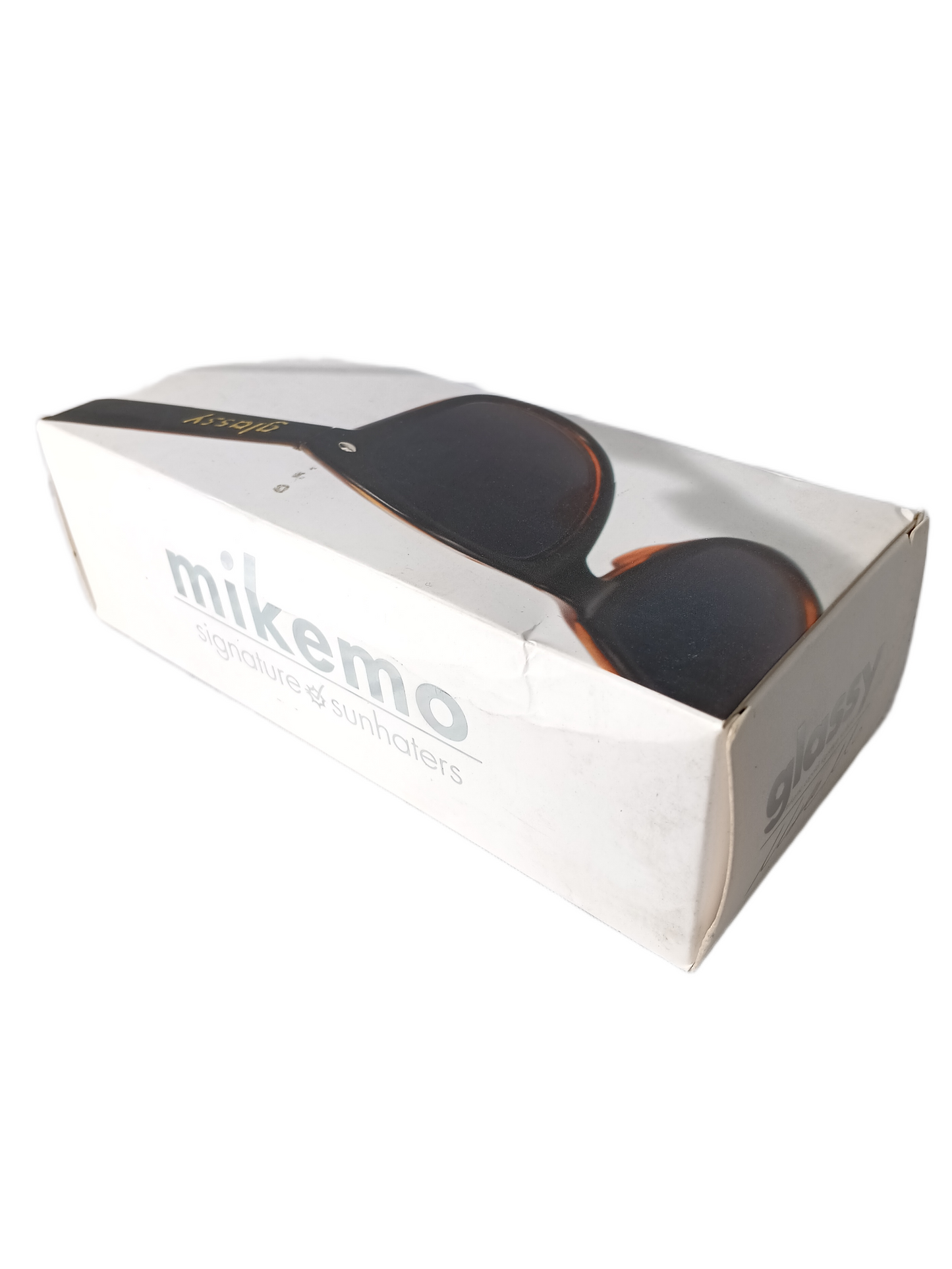 Glassy Mike Mo Capaldi Signature Sunhaters Red Brown Marble Fade Vintage Sunglasses
