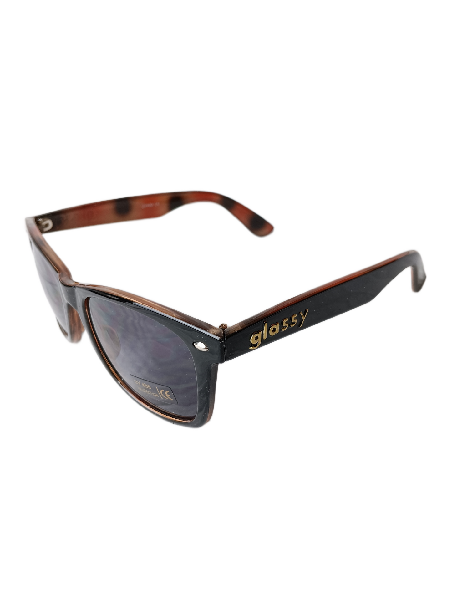 Glassy Mike Mo Capaldi Signature Sunhaters Red Brown Marble Fade Vintage Sunglasses