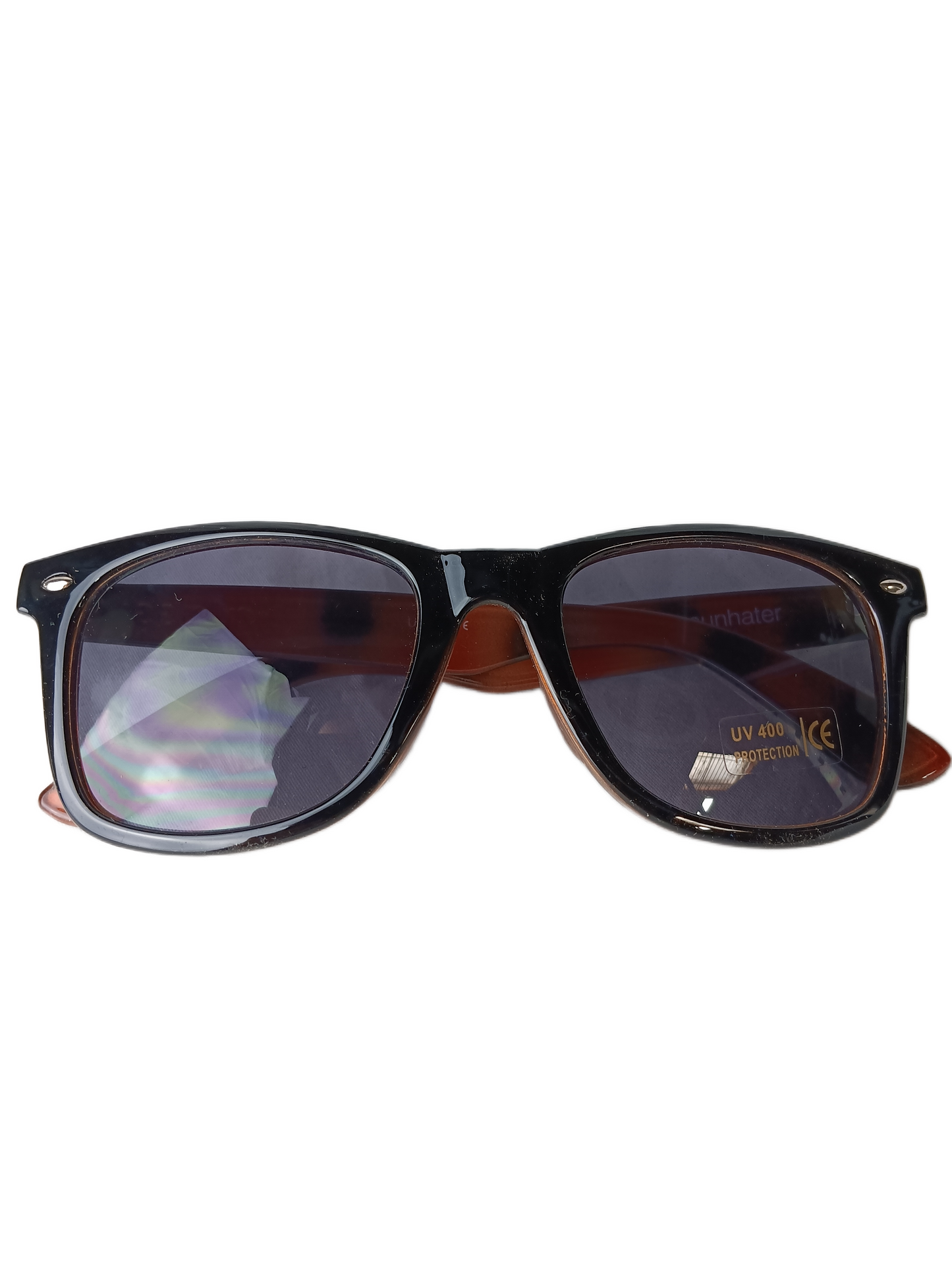 Glassy Mike Mo Capaldi Signature Sunhaters Red Brown Marble Fade Vintage Sunglasses