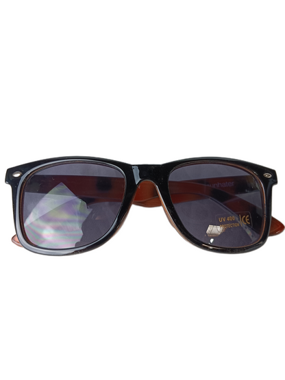 Glassy Mike Mo Capaldi Signature Sunhaters Red Brown Marble Fade Vintage Sunglasses
