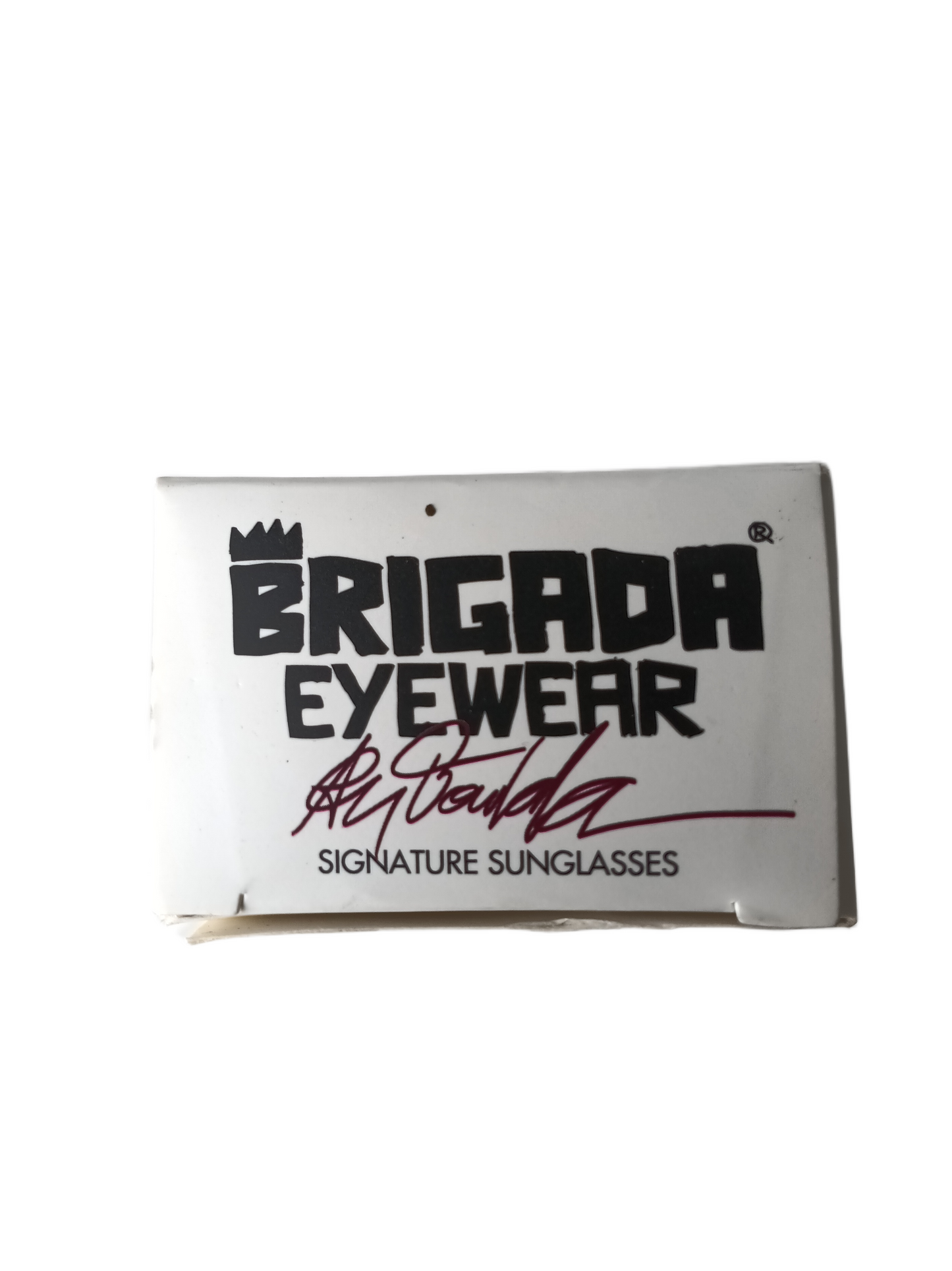 Brigada Eyewear Ali Boulala Signature Sunglasses Black Silver Vintage Sunglasses