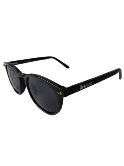 Brigada Eyewear Ali Boulala Signature Sunglasses Black Silver Vintage Sunglasses