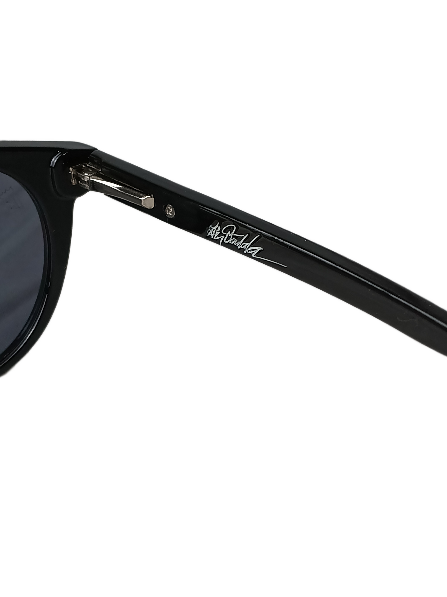 Brigada Eyewear Ali Boulala Signature Sunglasses Black Silver Vintage Sunglasses