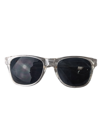 Chocolate Shades Transparent Red Chocolate Logo Vintage Sunglasses