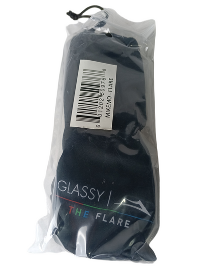 Glassy Mike Mo Capaldi Signature The Flare Black Red Green Blue Vintage Sunglasses