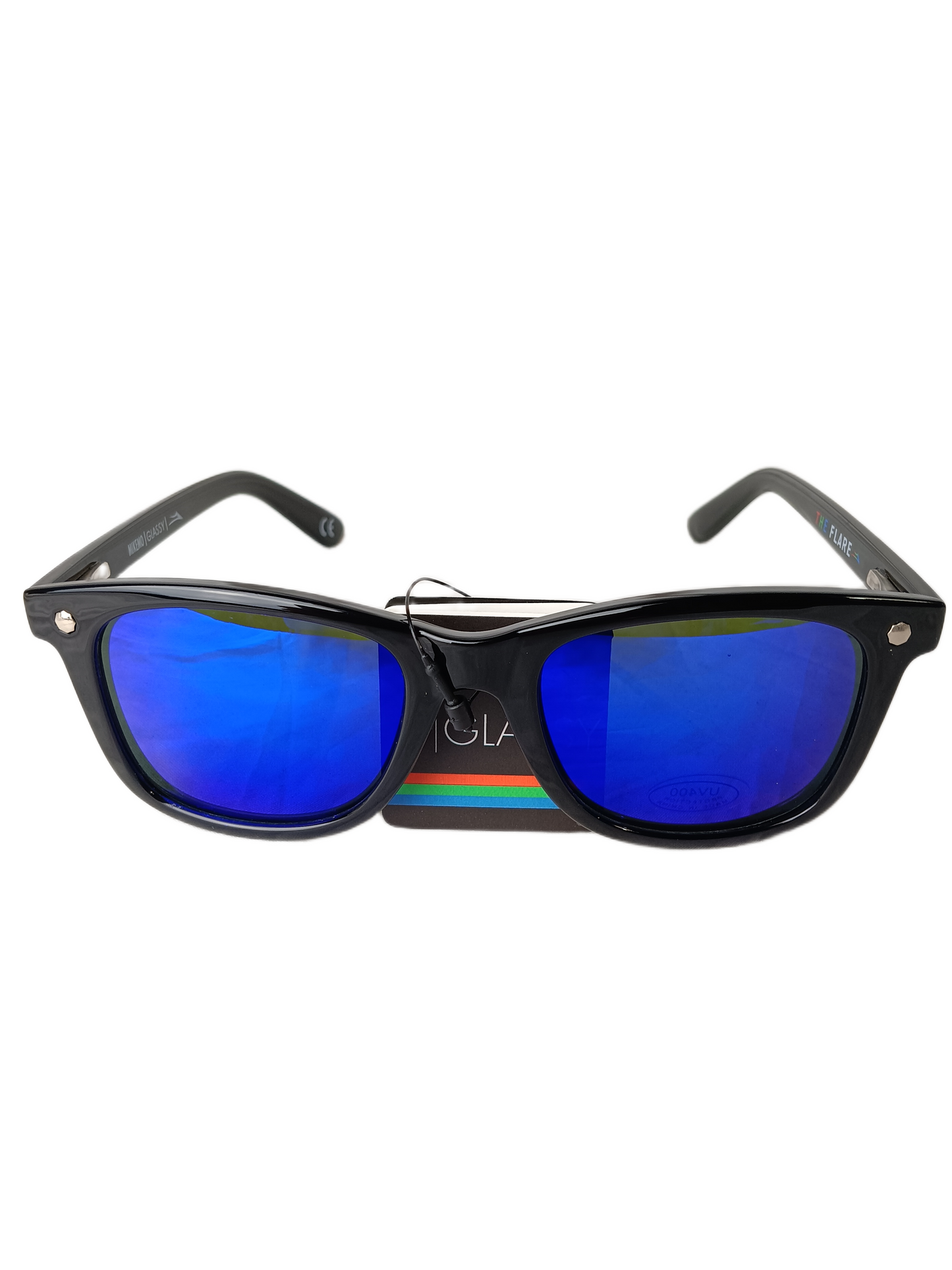 Glassy Mike Mo Capaldi Signature The Flare Black Red Green Blue Vintage Sunglasses