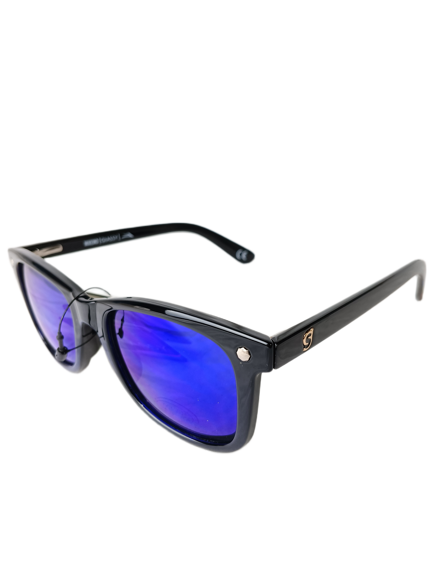 Glassy Mike Mo Capaldi Signature The Flare Black Red Green Blue Vintage Sunglasses