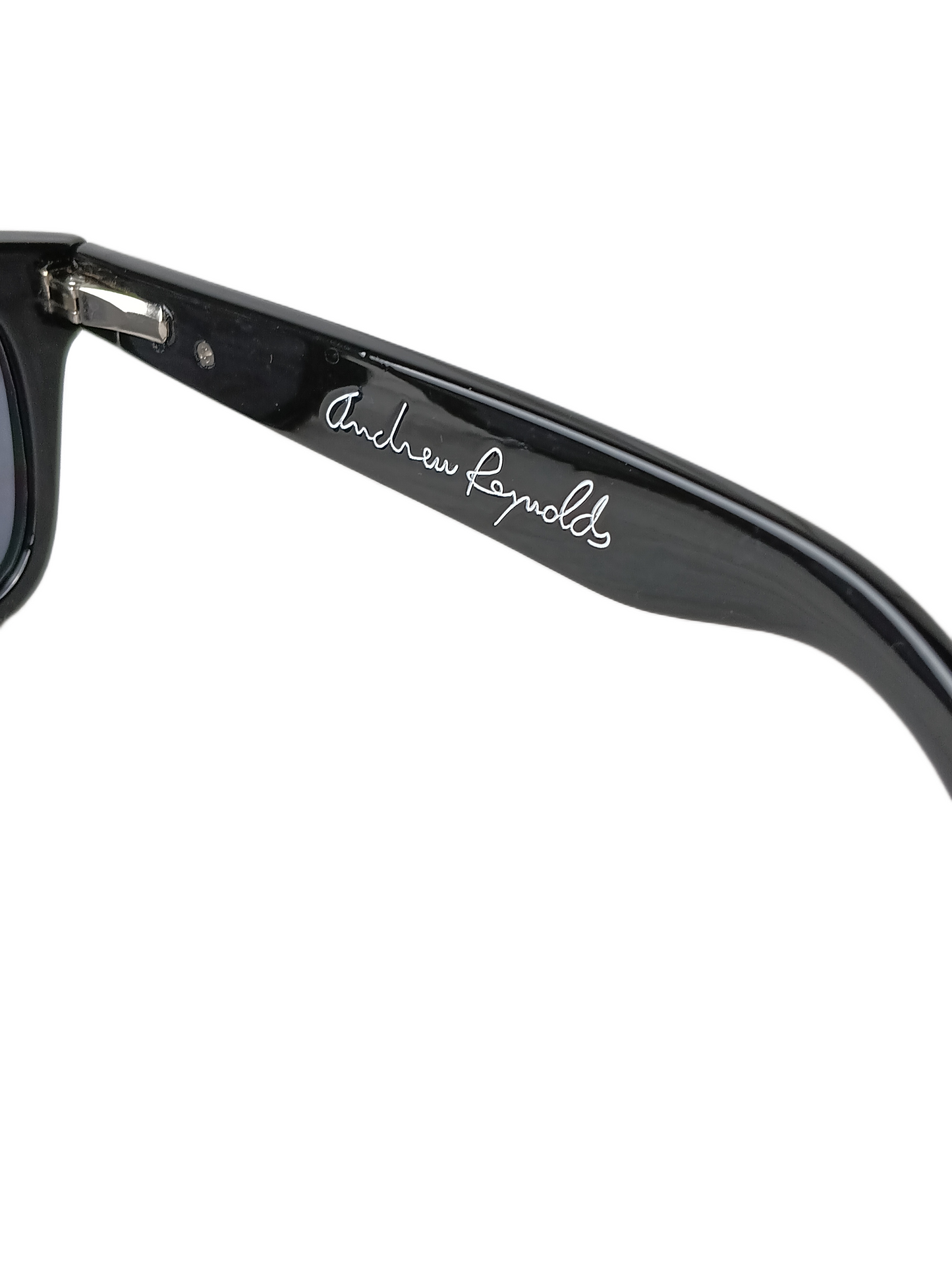 Brigada Andrew Reynolds Signature Black Silver Vintage Sunglasses
