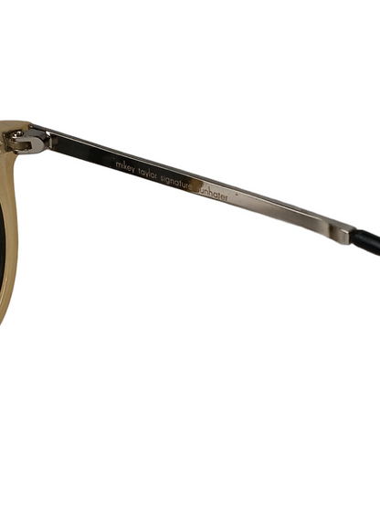 Glassy Mikey Taylor Signature Sunhaters Tan Silver Vintage Sunglasses