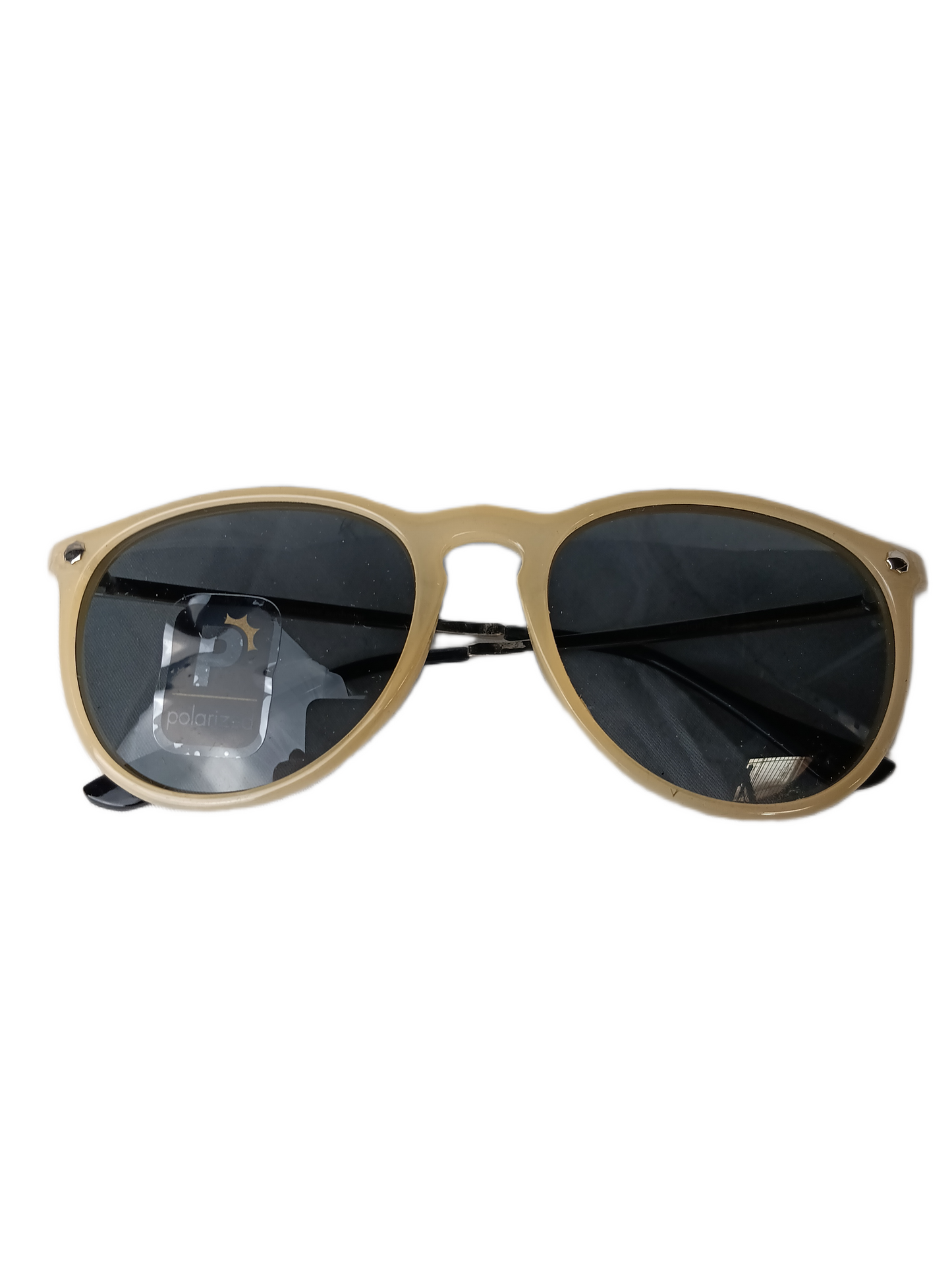 Glassy Mikey Taylor Signature Sunhaters Tan Silver Vintage Sunglasses