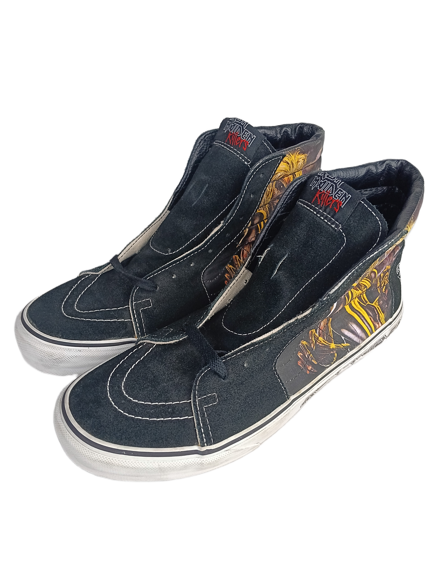 Vans Iron Maiden Killers Axe Monster Sk8-Hi Black Multi US Mens Size 10.5 Shoes