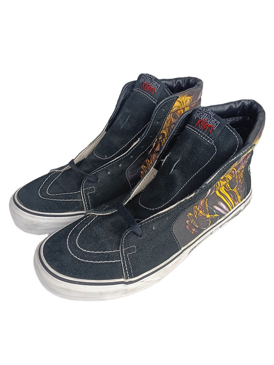 Vans Iron Maiden Killers Axe Monster Sk8-Hi Black Multi US Mens Size 10.5 Shoes