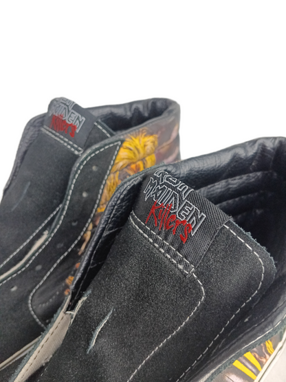 Vans Iron Maiden Killers Axe Monster Sk8-Hi Black Multi US Mens Size 10.5 Shoes