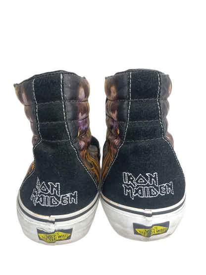 Vans Iron Maiden Killers Axe Monster Sk8-Hi Black Multi US Mens Size 10.5 Shoes