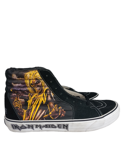 Vans Iron Maiden Killers Axe Monster Sk8-Hi Black Multi US Mens Size 10.5 Shoes