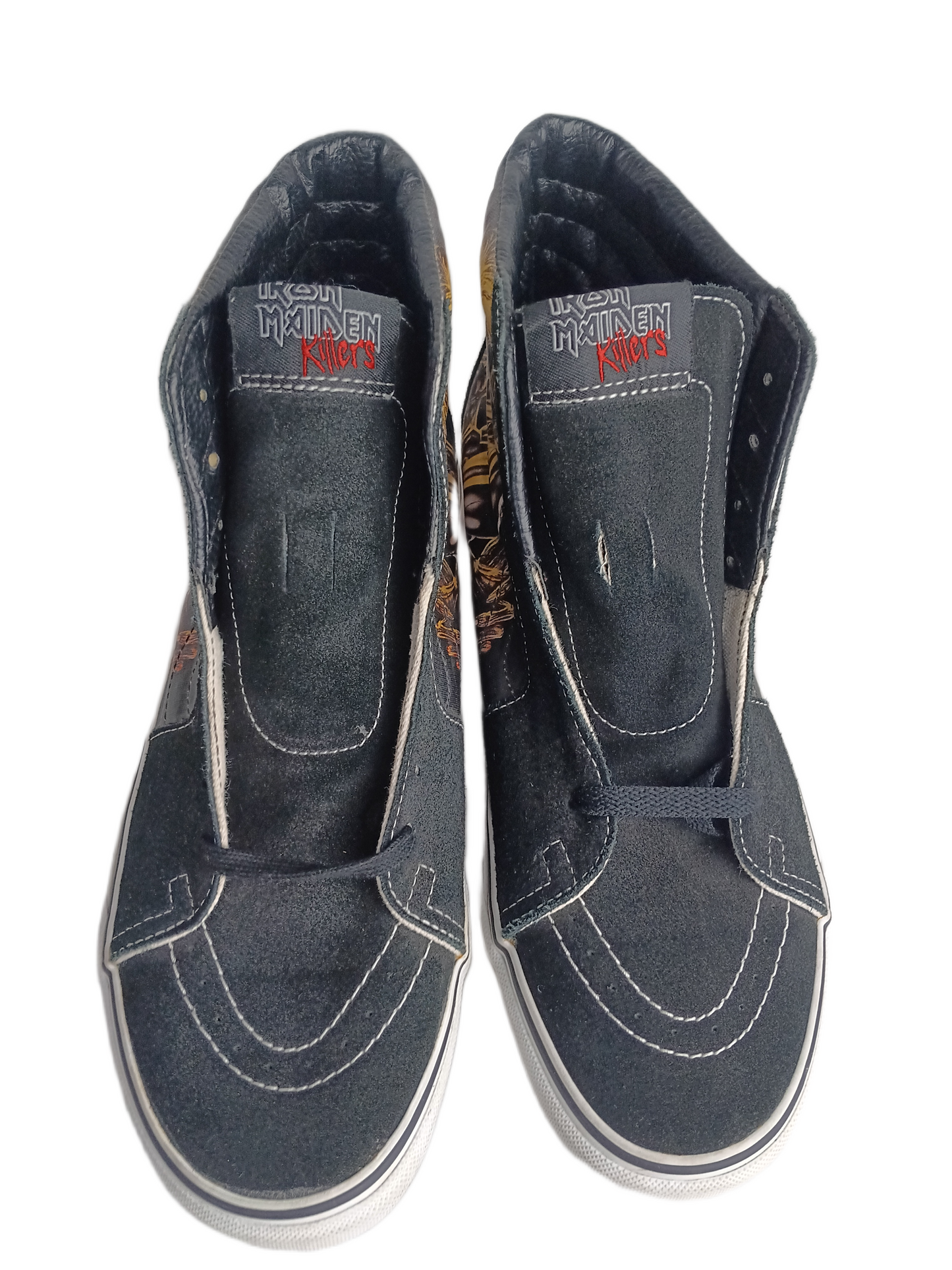 Vans Iron Maiden Killers Axe Monster Sk8-Hi Black Multi US Mens Size 10.5 Shoes