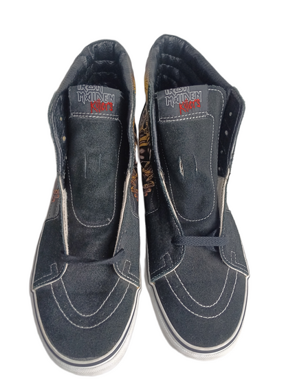 Vans Iron Maiden Killers Axe Monster Sk8-Hi Black Multi US Mens Size 10.5 Shoes