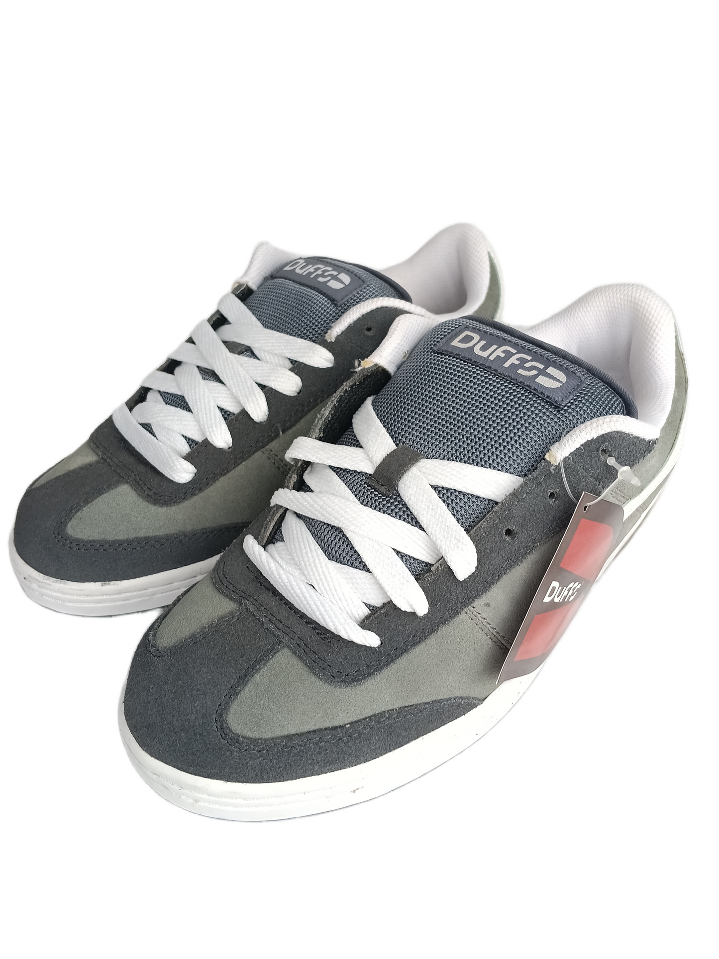 Duffs Classics Seville Charcoal Grey White US Mens Size 9.0 Shoes