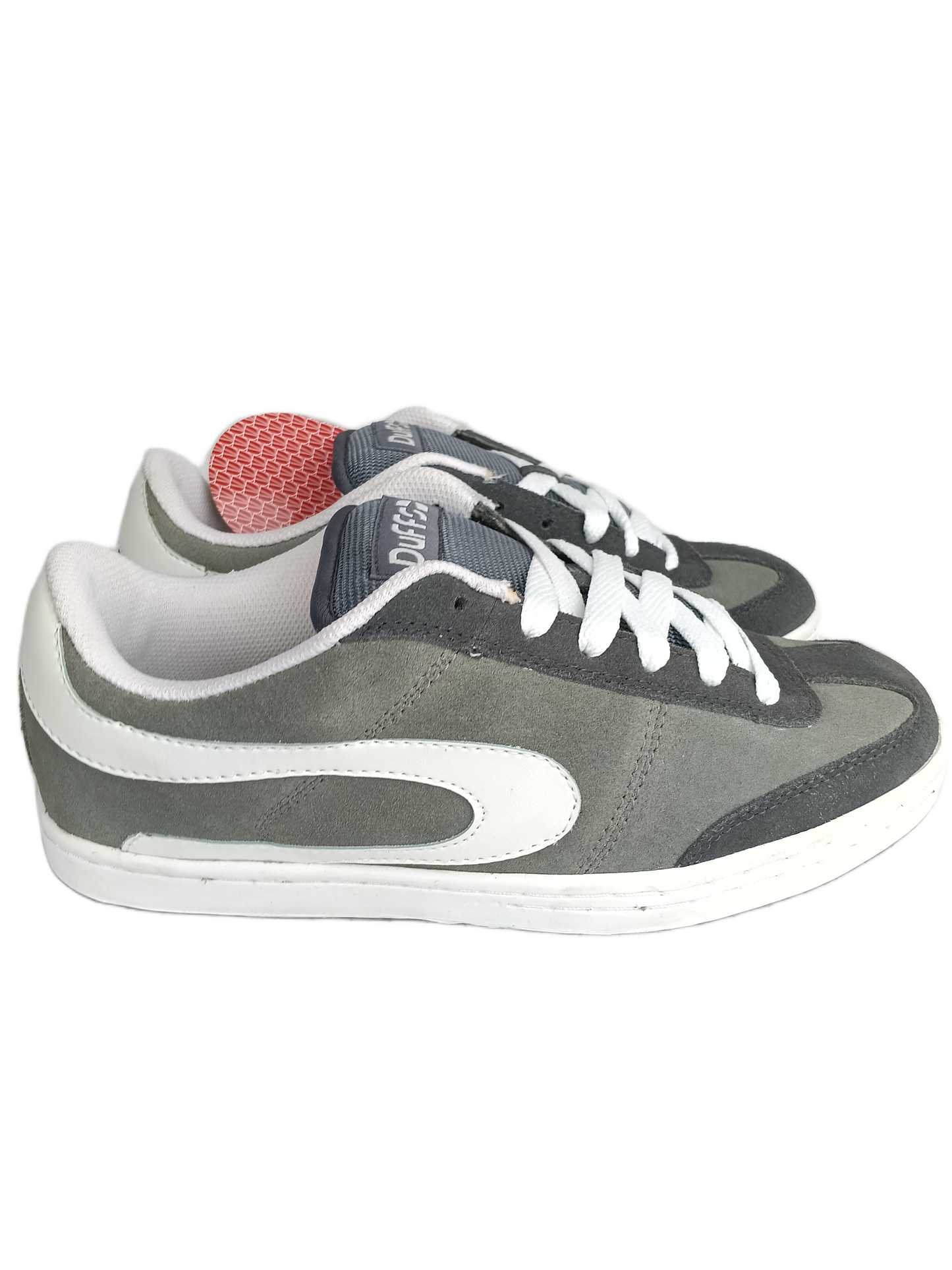 Duffs Classics Seville Charcoal Grey White US Mens Size 9.0 Shoes